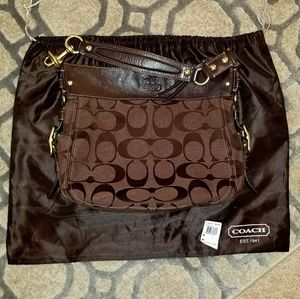 💟 Coach Brown Purse with Dust bag